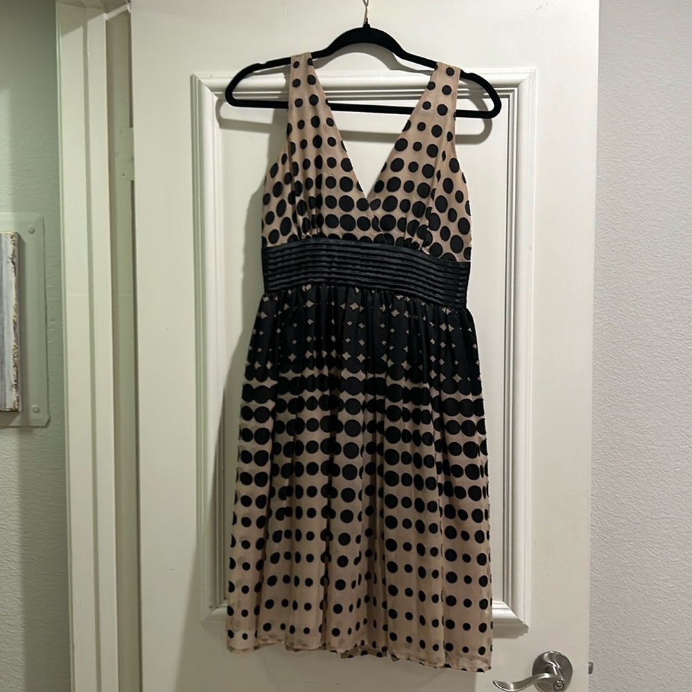 Sleeveless Polk Dot Dress
